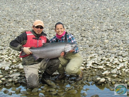 Fotos da pesca esportiva em Chaiten no Chile